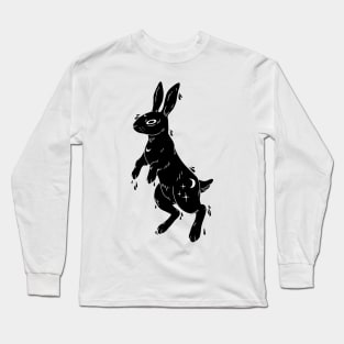 Aqua Lunar Rabbit Long Sleeve T-Shirt